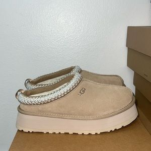 UGG Tan Suede Slip-On Shoes